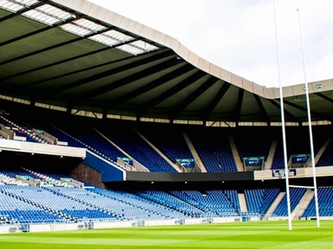 Scottish Rugby back with fans BT Murrayfield