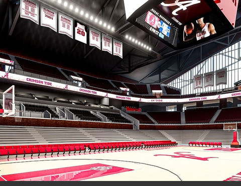 University of Alabama new basketball arena