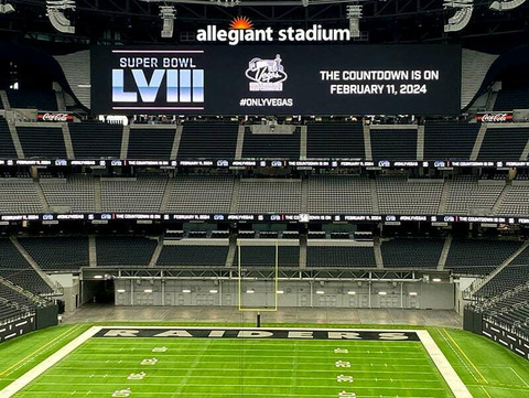 Super Bowl at Allegiant Stadium in 2024