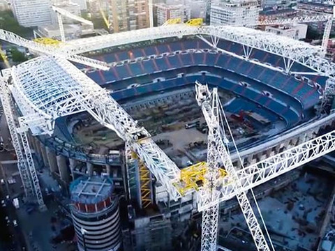 Bernabeu construction progress