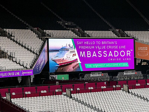 Ambassador Cruise new partner of London Stadium
