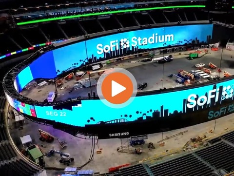 SoFi Stadium Video Board