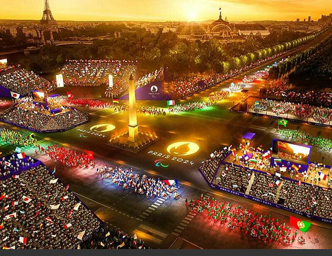 Paris 2024 Paralympics opening ceremony at city center