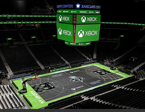 Microsoft makes Barclays Center look like a Xbox loading screen