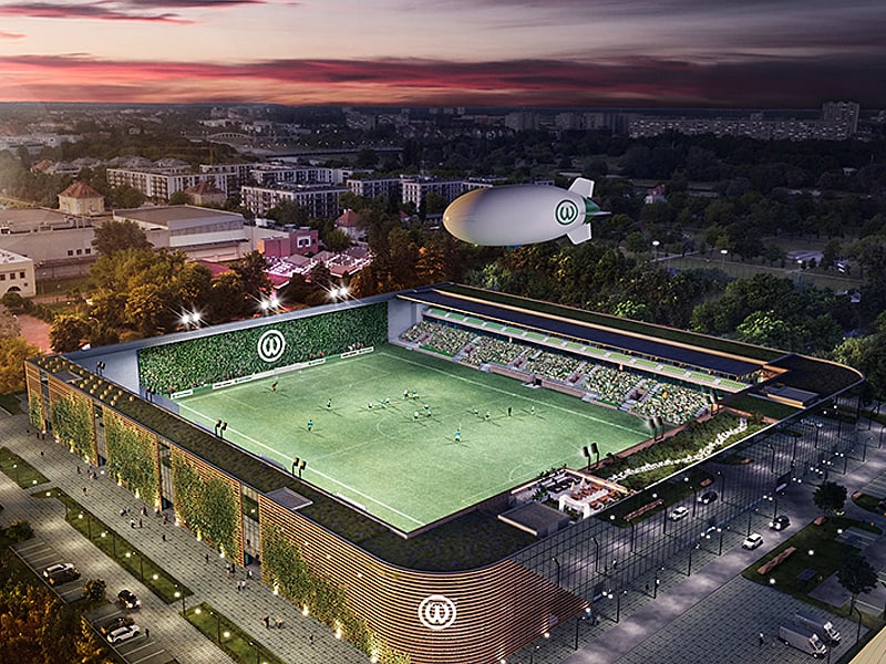Warta Poznań new stadium design revealed