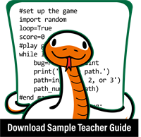 Sample TechnoPython Teacher Guide