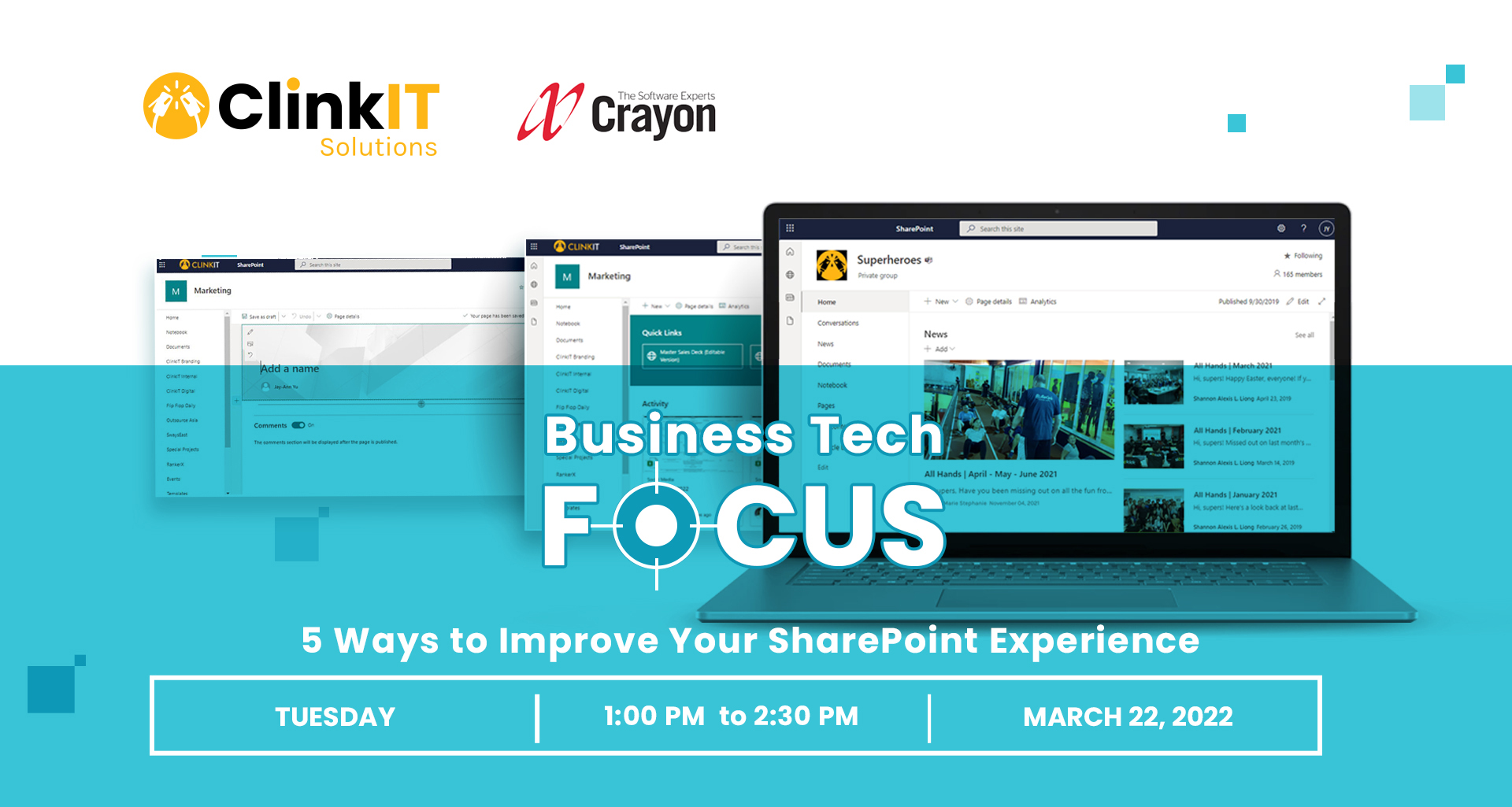 https://www.clinkitsolutions.com/business-tech-focus-sharepoint/?utm_source=getresponse&utm_medium=email&utm_campaign=LP_BusinessTechFocus_SharePoint_CrayonWebinar&utm_content=Webinar%3A%20Business%20Tech%20Focus