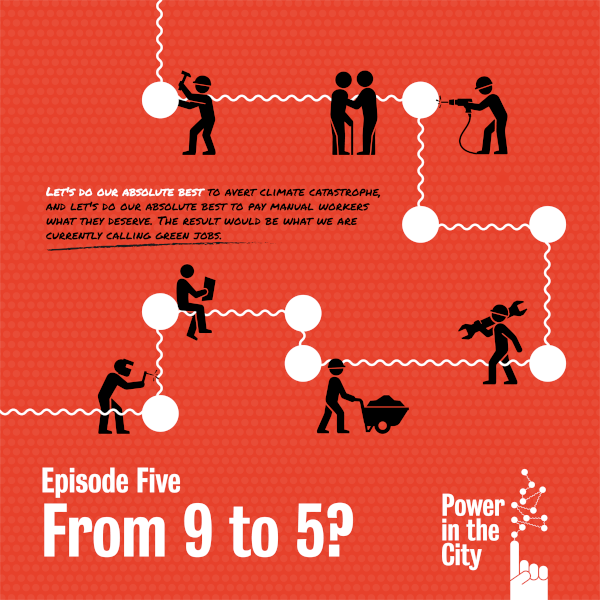 A promotional image for episode 5 of the Power in the City podcast