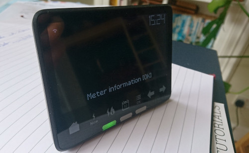 A photo of a smart meter In-Home-Display