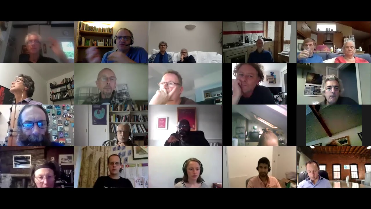 Screenshot of participants in Carbon Co-op's 2020 online AGM