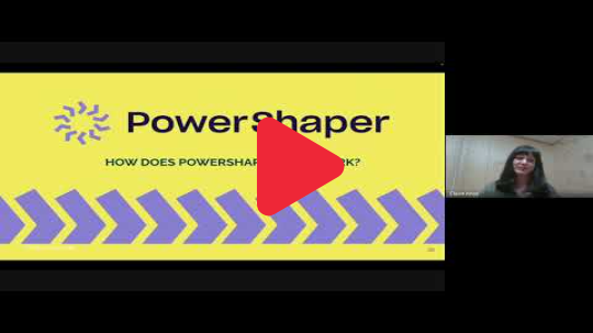 A screenshot from the PowerShaper Flex introductory webinar