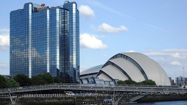Photo of the Glasgow COP26 conference centre