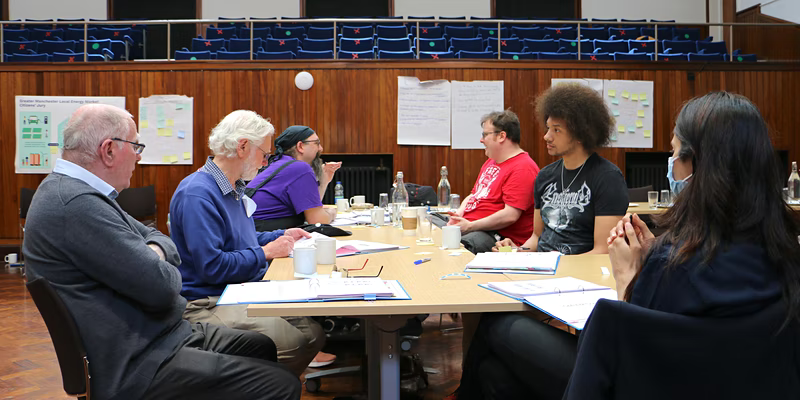 A photo from the GMLEM citizens' jury sessions