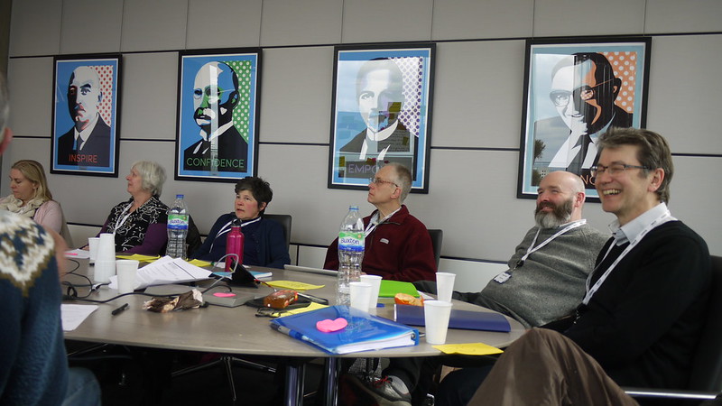 Photo of a Carbon Co-op board meeting
