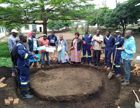 water catchment dig