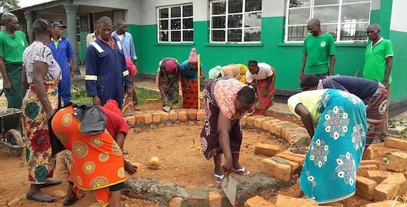 water catchment foundation