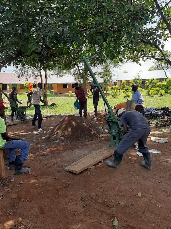 matsakha brick pressing