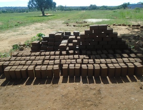 brick pile