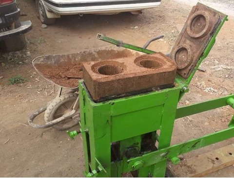 brick in brick making machine