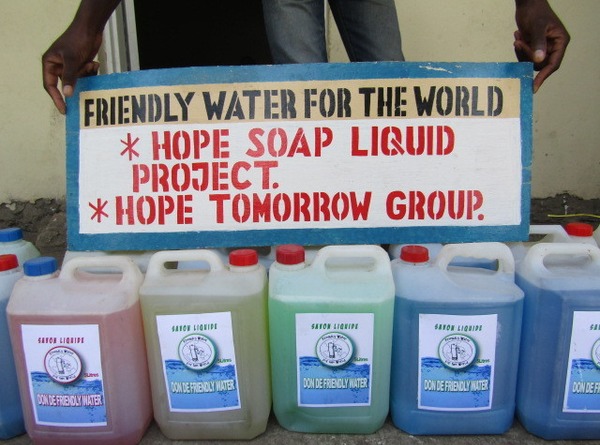 finished liquid soap