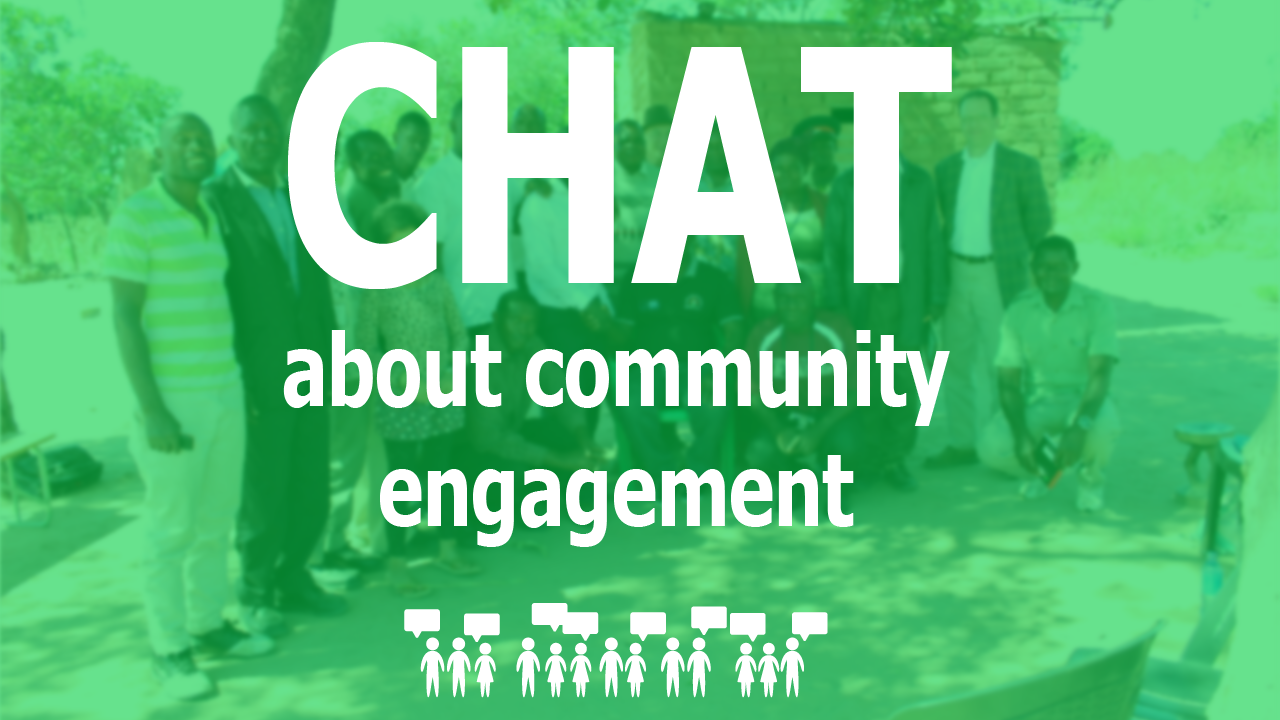 chat about community engagement