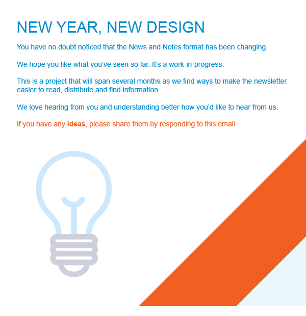 newsletter changes