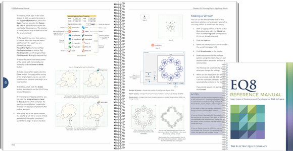 EQ8 Reference Manual  This is the ultimate handbook for describing all the EQ8 features, functions, and tools. It gives you the essentials for understanding the software. This book is available as a free PDF from the Help menu in the EQ8 software. It can be opened for reading or downloading to your computer or you can purchase a printed copy. View EQ8 Reference Manual >