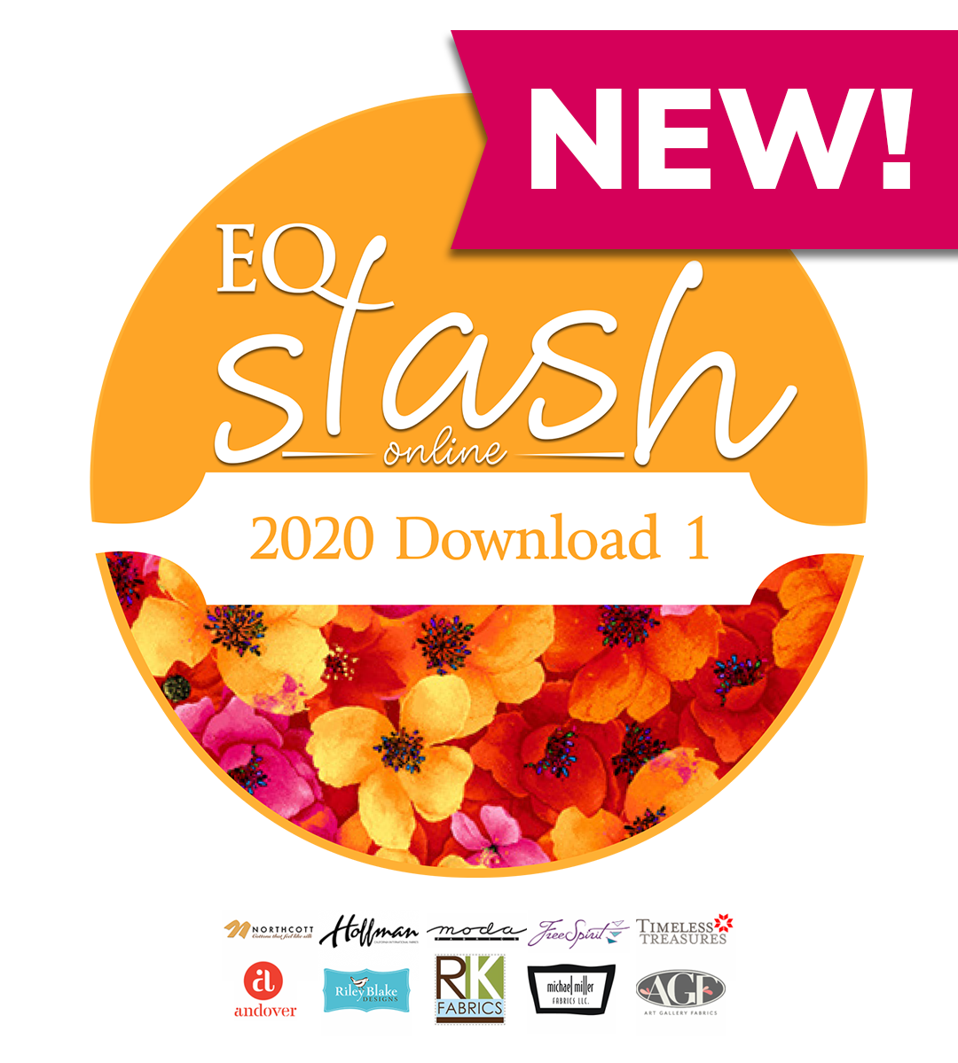 NEW: EQ Stash Online 2020-01  Our first Stash download of 2020 is here! Just download and install! Add over 50 new collections to your EQ Fabric Library from top manufacturers. View the fabrics in this download >