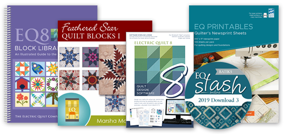 One more day to save 25% at ElectricQuilt.com!  Save on EQ8, upgrades, books, add-ons, printable fabric, and newsprint!