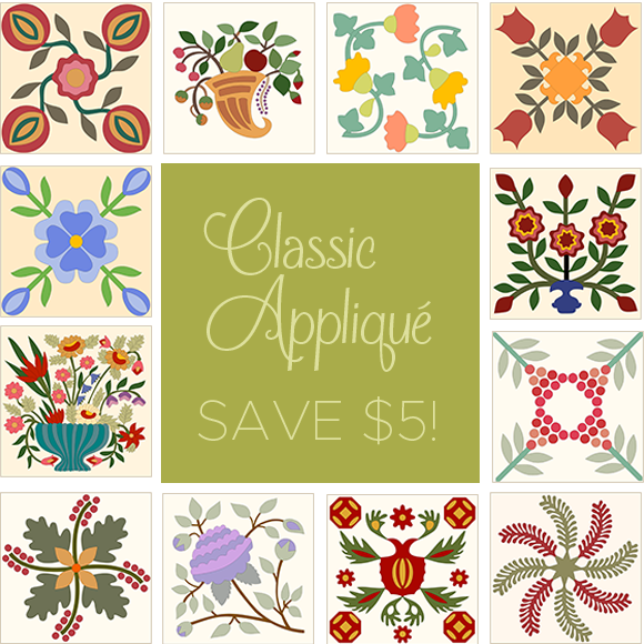 Save $5 on Classic Applique!