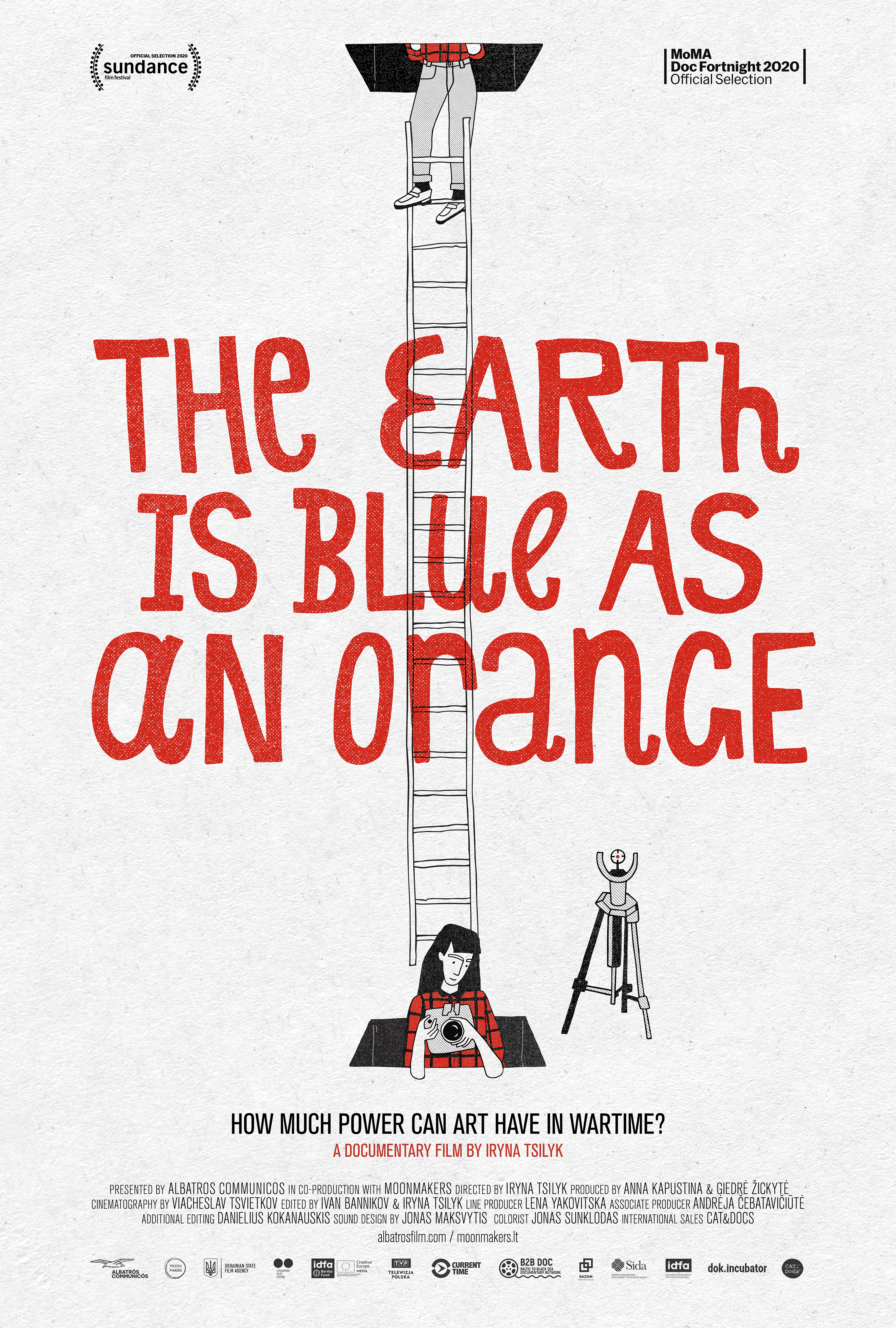 poster for THE EARTH IS BLUE AS AN ORANGE