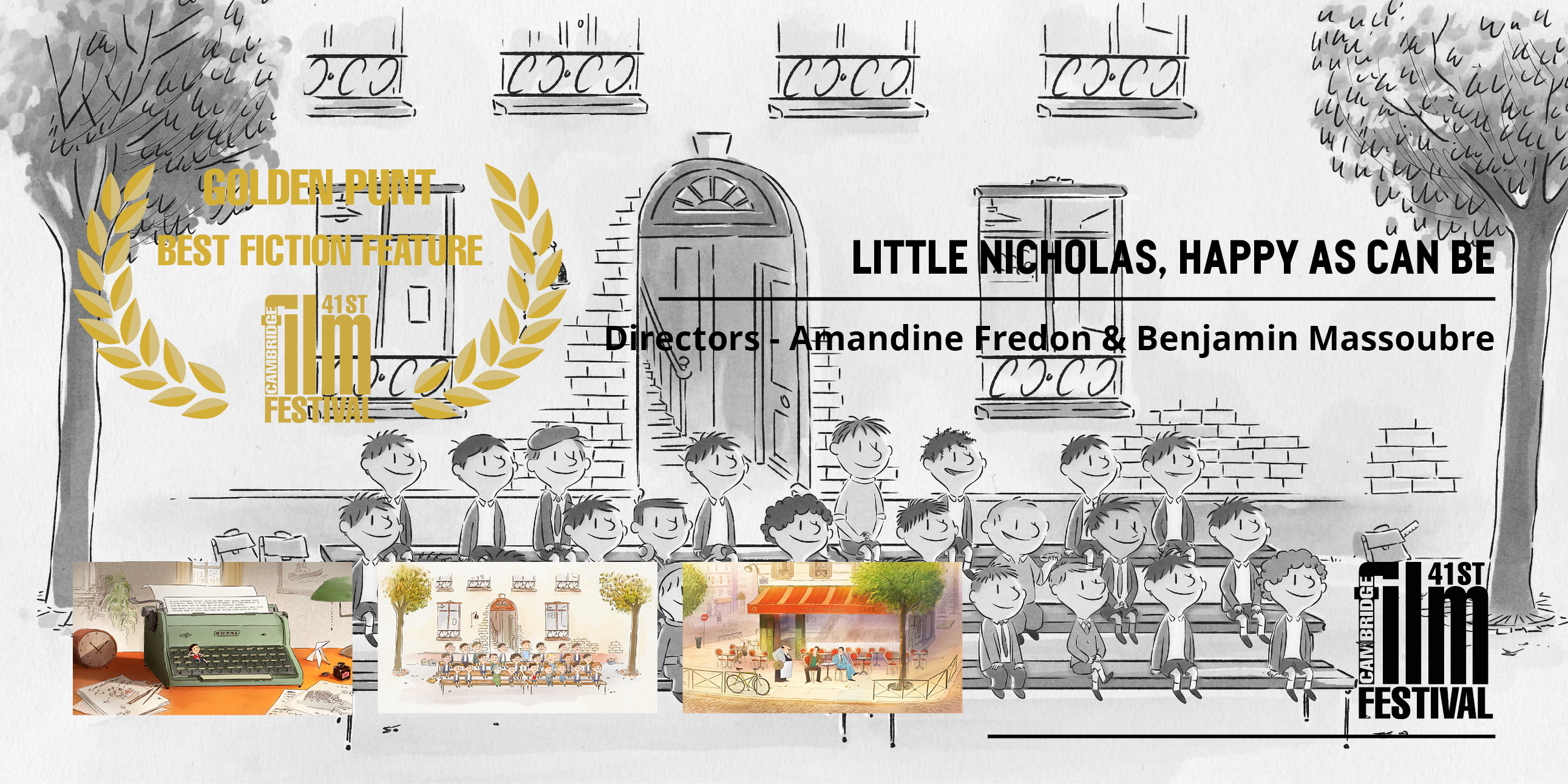 stilkl from the animated film little nicholas with award laurels over the top