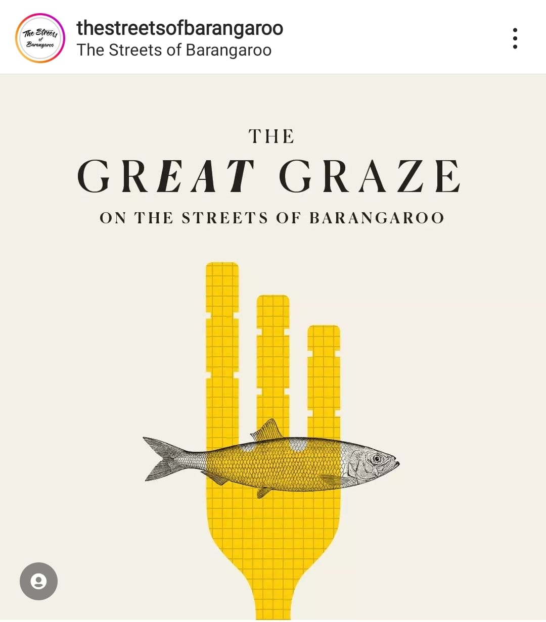 The Great Graze on the streets of Barangaroo 