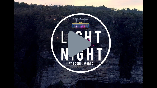Scenic World Light up the Night event 
