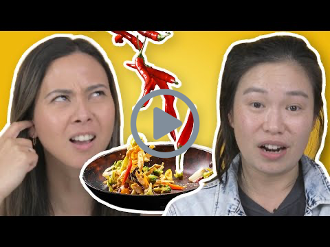 Janice Fun on buzzed cooking Shanghai stir fry!