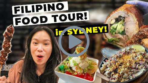 Filipino food YouTube video
