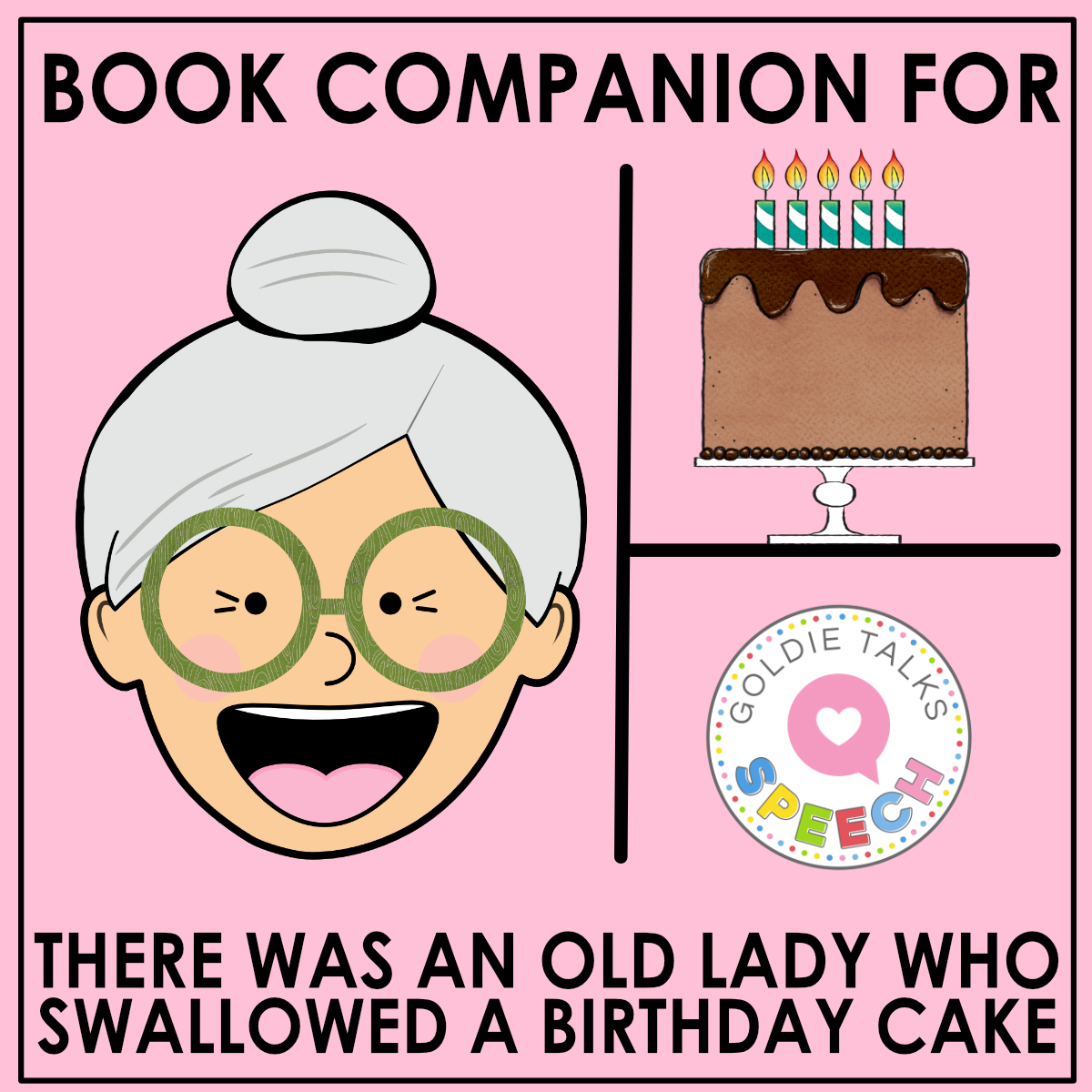 Old Lady Book Companion Birthday Boom Cards