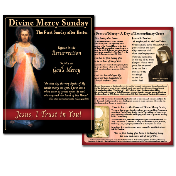 Mercy Sunday Flyers