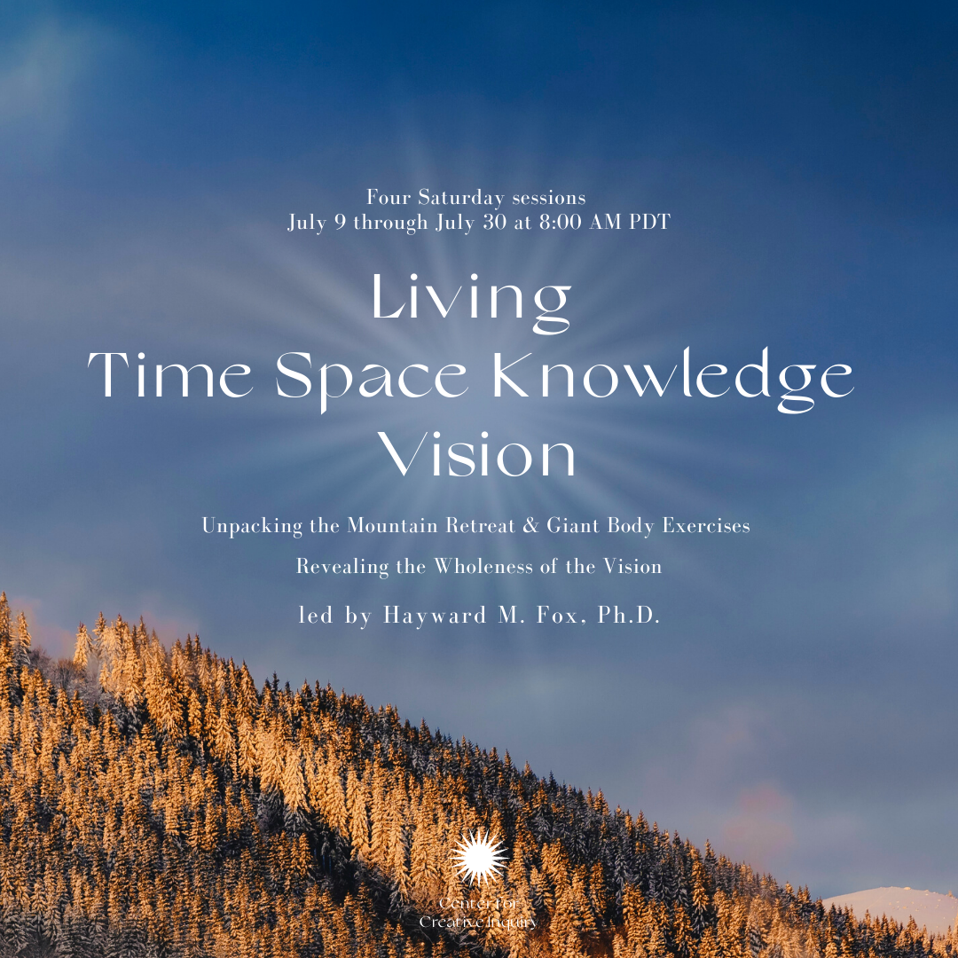 Mountain sky with text