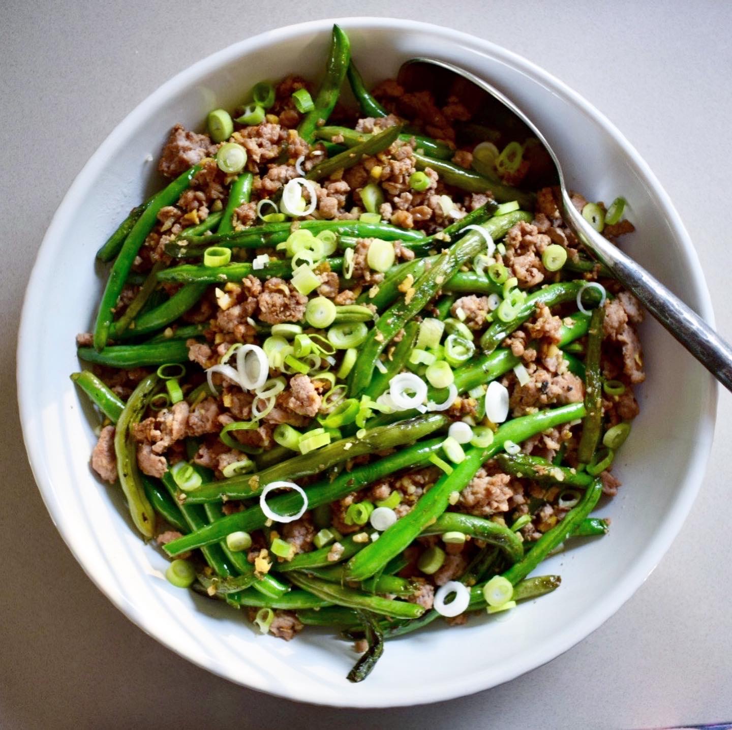 Pork and Green Bean Stir Fry