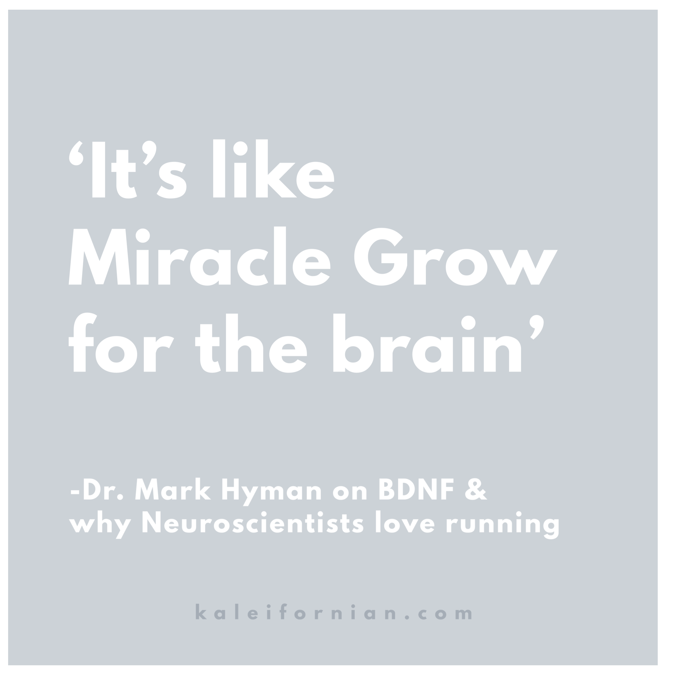 Graphic that reads: 'it's like Miracle Grow for the brain' 