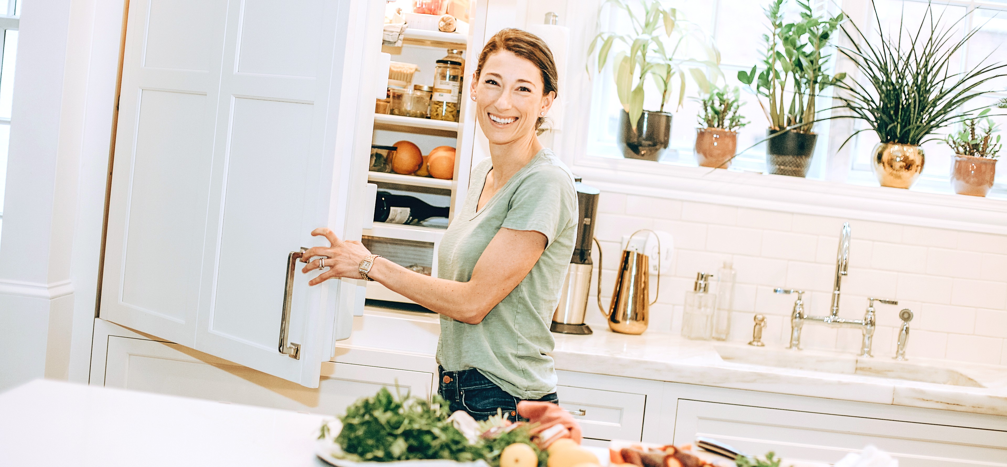 Jessica in kitchen